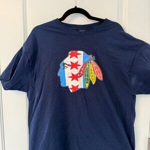 Chicago Blackhawks T-Shirt – Size XL - Blue